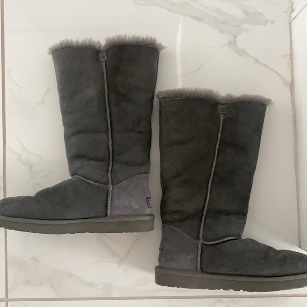 UGG Tall Boots with Buttons - Picture 2 of 4